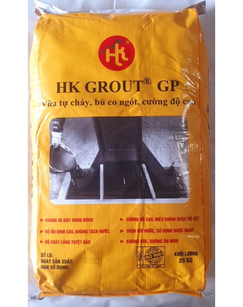 HK GROUT® GP - VỮA TỰ CHẢY, BÙ CO NGÓT, CƯỜNG ĐỘ CAO 